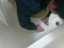 宇和島市　一般のお客様　バスリペア　防水フィルム・バスフロア　カラー塗装コーティング施工事例